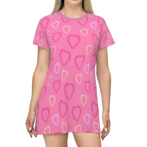All Over Print T-Shirt Dress
