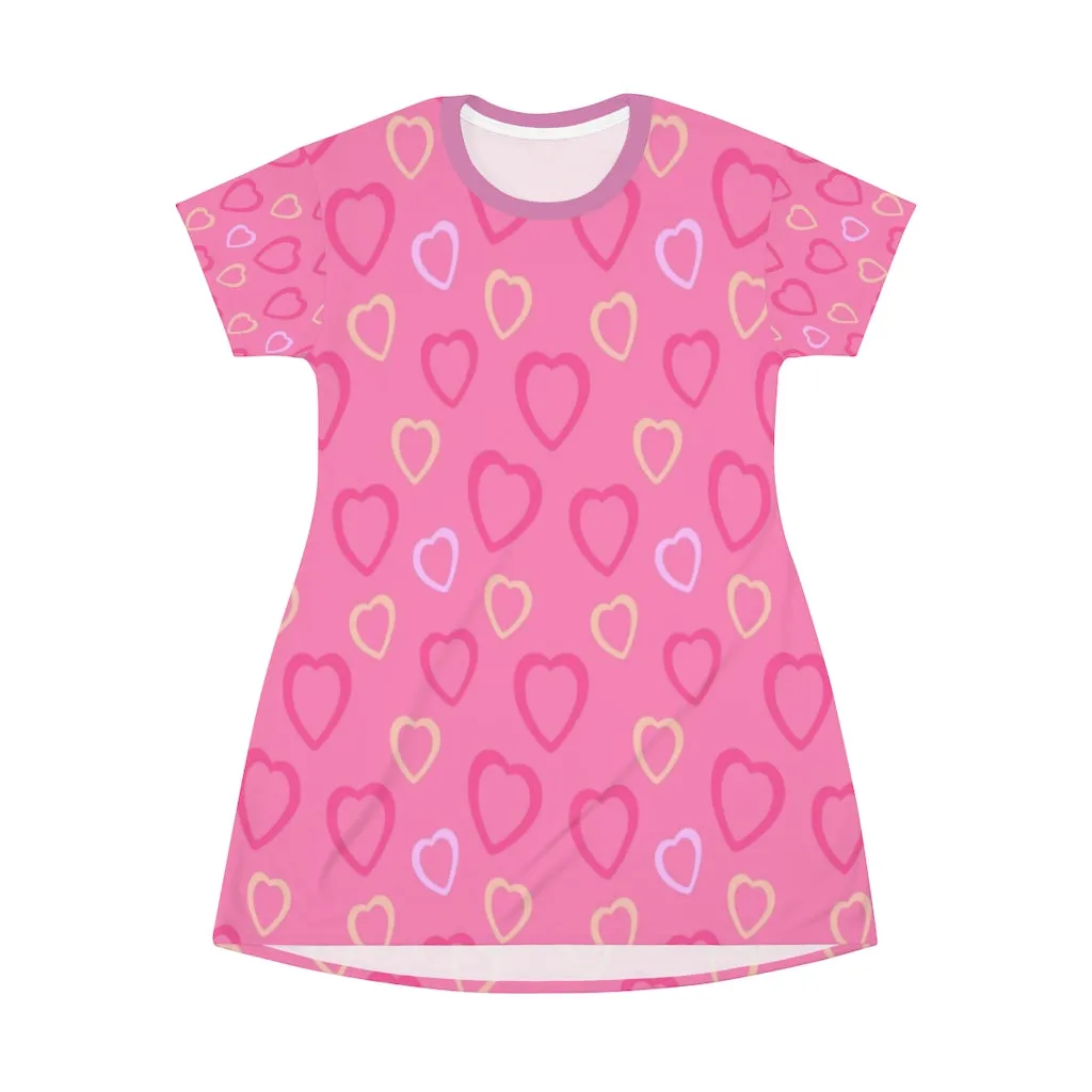 All Over Print T-Shirt Dress