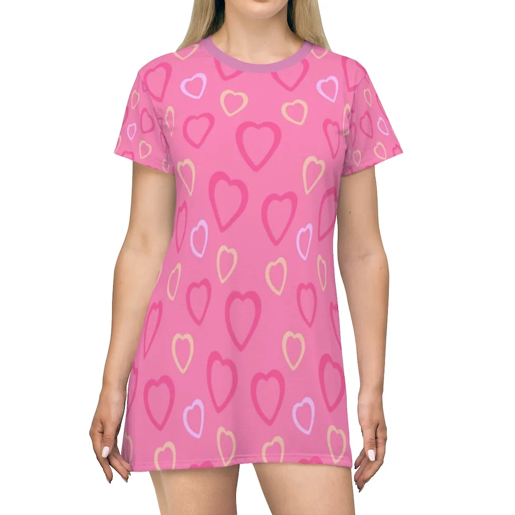 All Over Print T-Shirt Dress