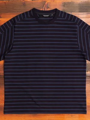 Basic Stripe T-Shirt in Black/Navy
