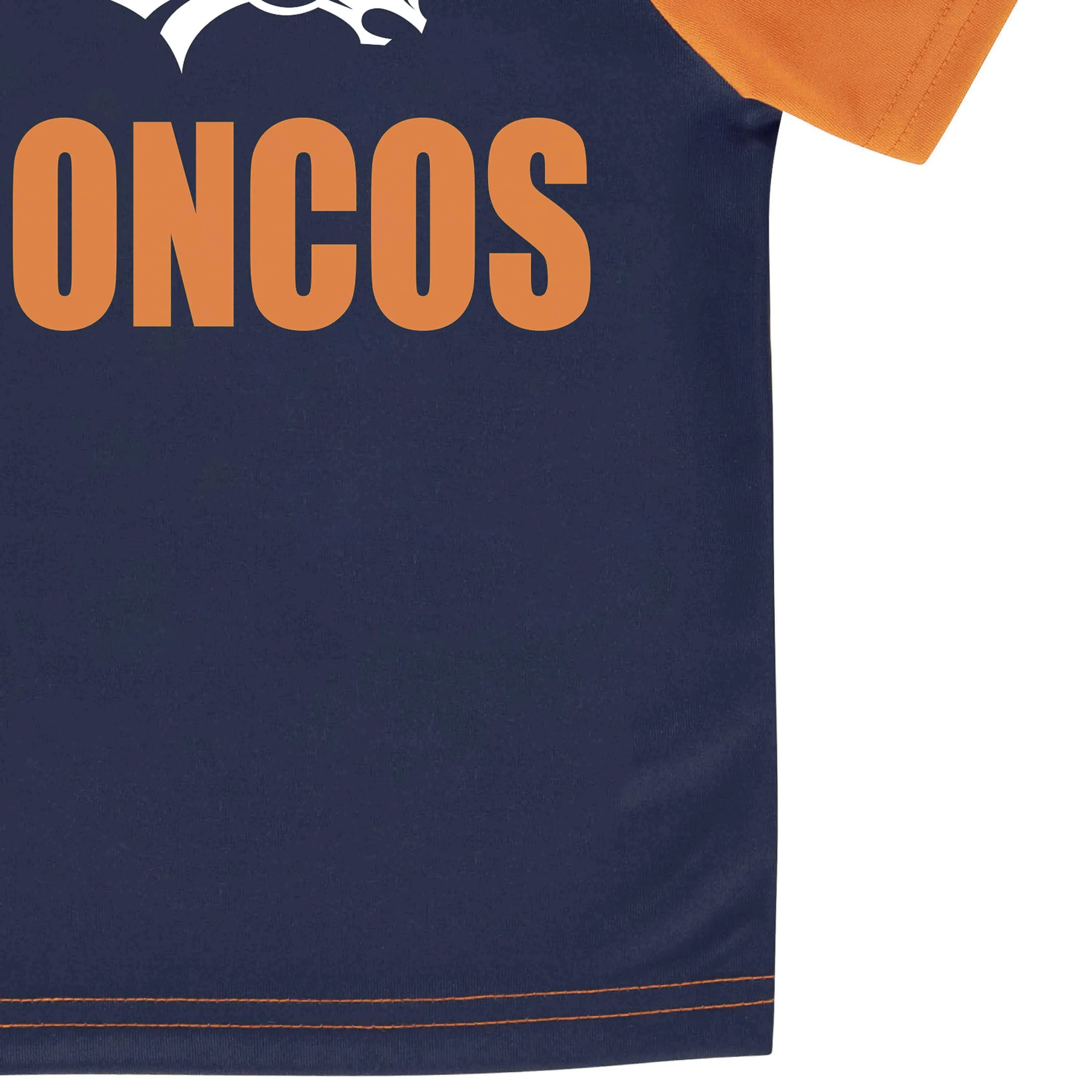Denver Broncos Toddler Boys Short Sleeve Tee Shirt