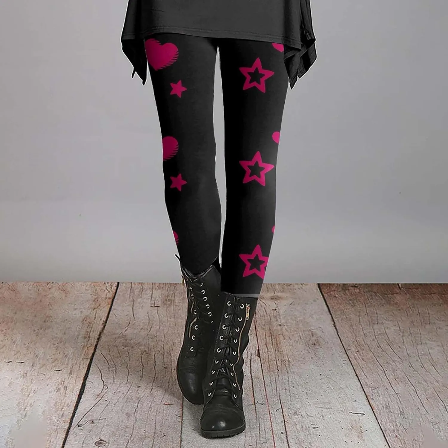 Fall Leggings for Women 2025 Cotton Plus Size Buttery Soft Leggings Valentines Day Tie Dye Leggings