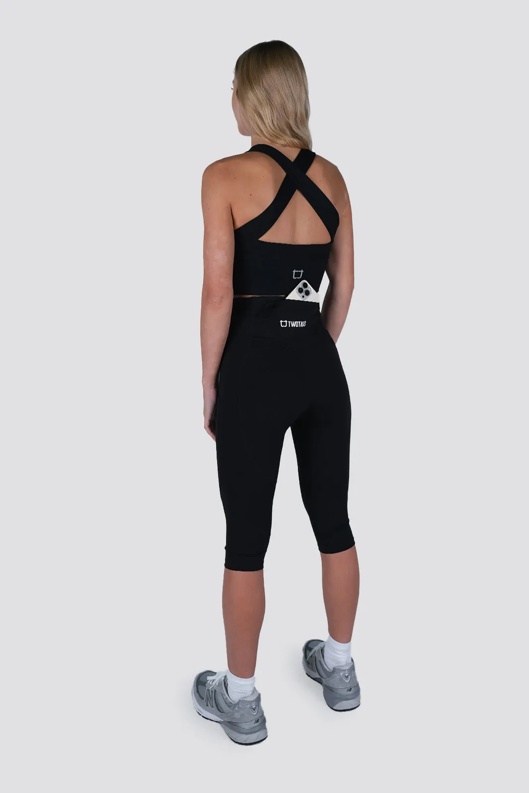Impel 3/4 Highwaisted Leggings - Black