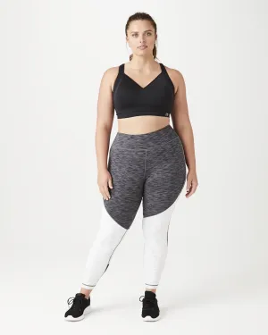 Lorna Capri Legging | Black / Charcoal Grey