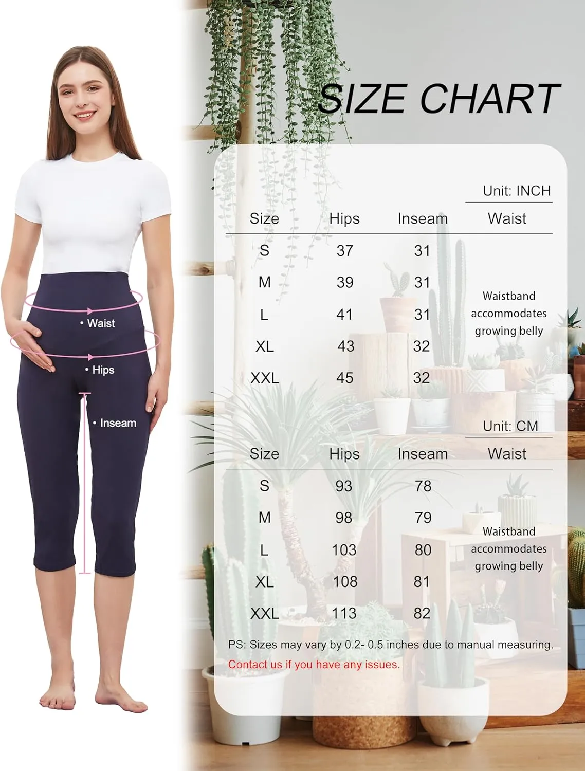 Maternity Shorts High Waisted Women Capri Pregnancy Soft Yoga Joggers Lounge Pants