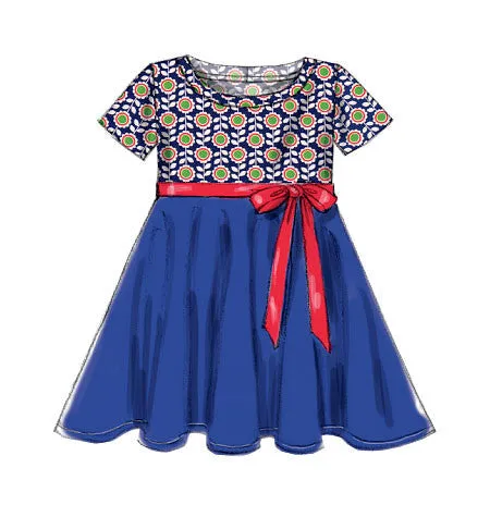 McCall's Pattern M6915 Girls' Dresses | Easy