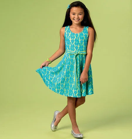 McCall's Pattern M6915 Girls' Dresses | Easy