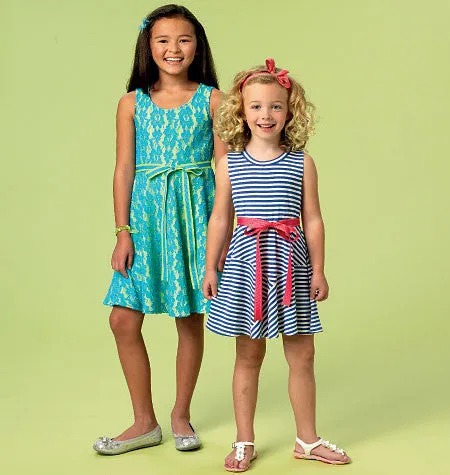 McCall's Pattern M6915 Girls' Dresses | Easy