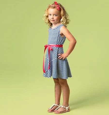 McCall's Pattern M6915 Girls' Dresses | Easy