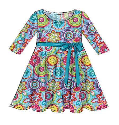 McCall's Pattern M6915 Girls' Dresses | Easy