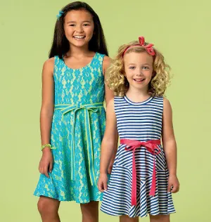 McCall's Pattern M6915 Girls' Dresses | Easy