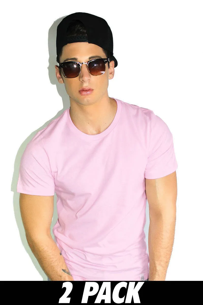Multipack- Core Crewneck Tees-Desert