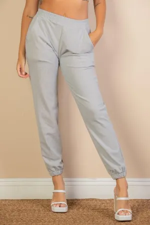 Ribbed Side Pocket Joggers