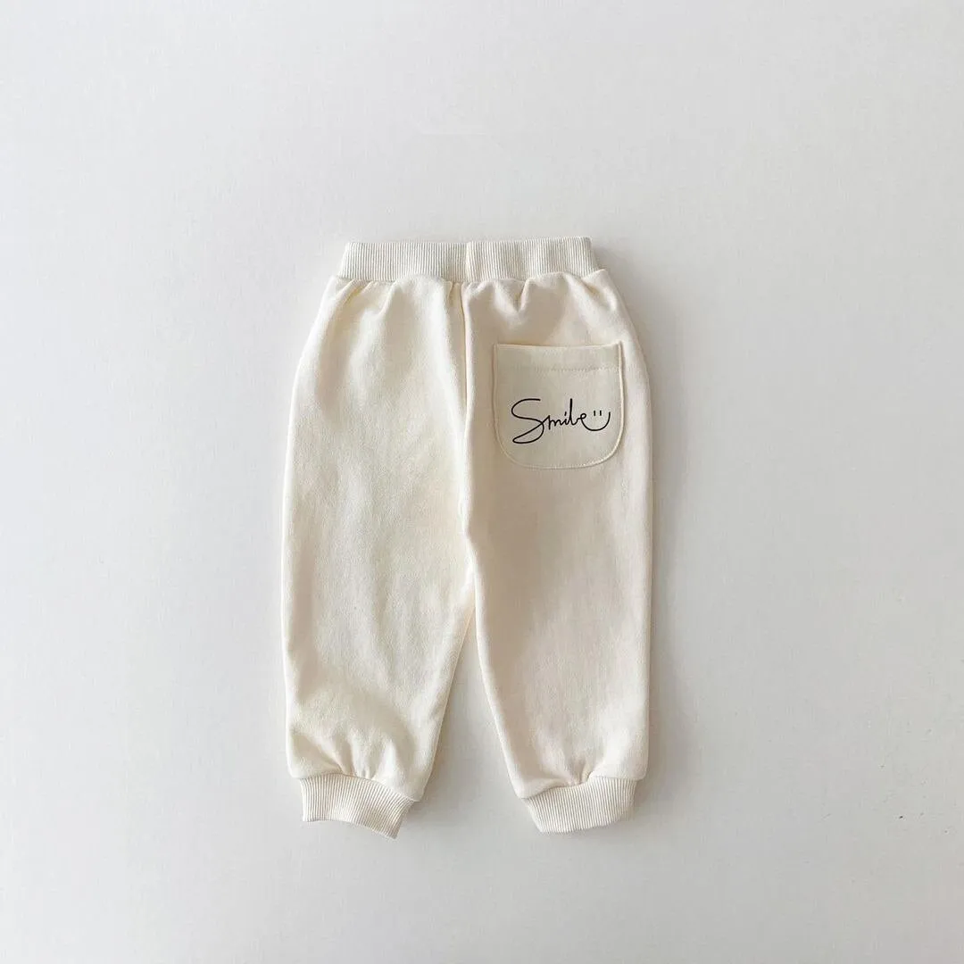 'Smile' Smiley Face Jogger Set