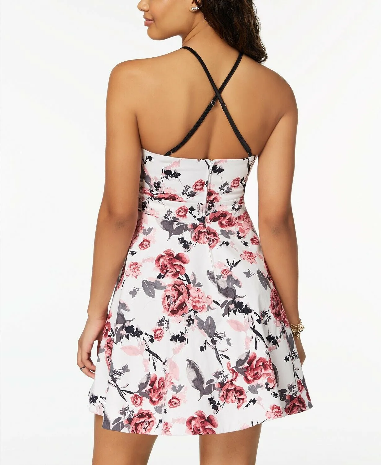 Speechless Juniors Tiered Fit and Flare Dress