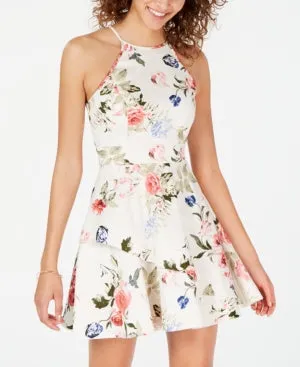 Speechless Juniors Tiered Fit and Flare Dress